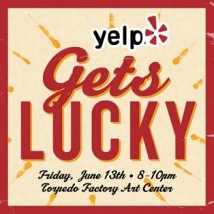 Yelp Gets Lucky logo